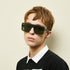 Oversized square PC or CP  Women and Men Sunglasses Jarama